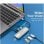 Dockingstation Vention TOIHB USB Typ-C 1xHDMI 1xVGA 3xUSB 1xUSB-C PD 100W Grau