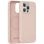 Funda silicona líquida Vention KUFP0-10 MagSafe iPhone 15 Rosa revestimiento microfibra