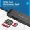 Docking USB 3.0 Vention CHVBB 3xUSB 1xMicroUSB PD 1xLecteur de cartes Noir