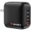 Cargador Verbatim Mini GaN 100W 3x USB-C Carga Rápida Protección Múltiple Negro