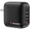 Cargador Verbatim Mini GaN 100W 3x USB-C Carga Rápida Negro