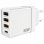 Cargador Verbatim 49700 Interior 2xUSB 1xUSB-C Carga Rápida Blanco Universal