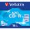 CD-R Verbatim AZO Crystal 700MB 52x 120mm Jewel Case 10 unidades