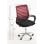 Silla de Oficina Visi Respaldo Ergonómico Altura Regulable Reposabrazos Tela Negra o Gris