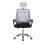Silla de Oficina Kontor Regulable en Altura Reclinable con Reposabrazos y 5 Ruedas Negra/Gris