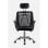 Silla de Oficina Kontor Regulable en Altura Reclinable con Reposabrazos y 5 Ruedas Negra/Gris