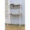 Escritorio Visy Madera Metal Estantería Superior 84cm x 47cm x 141cm Amplio Tablero
