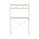 Escritorio Visy Madera Metal Estantería Superior 84cm x 47cm x 141cm Amplio Tablero