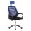 Silla oficina Kontor regulable reposabrazos ergonómica ruedas ligera negra/gris