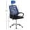 Silla oficina Kontor regulable reposabrazos ergonómica ruedas ligera negra/gris