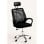 Silla Oficina Kontor Regulable en Altura y Reclinable con Reposabrazos Negra o Gris