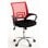 Silla de oficina ergonómica Midi Pro malla transpirable estructura acero regulable negra