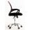 Silla de oficina ergonómica Midi Pro malla transpirable estructura acero regulable negra