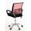 Silla de oficina ergonómica Midi Pro malla transpirable estructura acero regulable negra