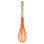 Batidor BRA Efficient A195001 31cm Naranja Nylon Silicona 200ºC Inoxidable