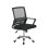 Silla Funzi Ergonómica Nórdica Espuma Alta Densidad Acero Poliester 120kg Gris/Negro