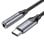 Adaptador de Audio Vention BGMHA Jack 3.5mm Hembra USB Tipo-C Macho 10cm Gris