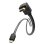 Cable HDMI Vention AAQBH 2.0 4K Acodado 2m Macho a Macho Chapado en Oro Negro