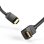 Cable HDMI Vention AAQBH 2.0 4K Acodado 2m Macho a Macho Chapado en Oro Negro