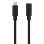 Cable USB-C Nanocable 10.01.4502 3.2 Gen2x2 20Gbps 100W 2m Negro Thunderbolt 3