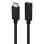 Cable USB-C Nanocable 10.01.4502 3.2 Gen2x2 20Gbps 100W 2m Negro Thunderbolt 3