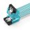 Cabo SATA Vention KDDSD 50cm Azul SATA III Macho-Macho