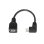 USB 2.0 OTG Kabel AISENS A101-0034 Mini USB B zu USB A 15cm Schwarz