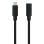 Cable Prolongateur USB-C Nanocable 10.01.4501 1m 20Gbps 100W Noir
