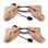 Auriculares NGS con cable, micrófono, control de volumen, jack 3.5mm, negros