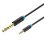 Cabo Áudio Vention BABBI Jack 6.35mm para Jack 3.5mm 3m Cobre Estanhado Preto
