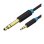 Cabo Áudio Vention BABBI Jack 6.35mm para Jack 3.5mm 3m Cobre Estanhado Preto