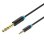 Cabo Áudio Vention BABBI Jack 6.35mm para Jack 3.5mm 3m Cobre Estanhado Preto