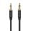 Câble Audio Vention BAXBD 3,5 mm Macho - 3,5 mm Macho / 50cm / Noir