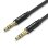 Cable de Audio Vention BAXBH 3.5mm Macho a Macho 2m Chapado en Oro Aluminio Negro