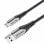 Cable USB 2.0 Vention COAHH 2m microUSB macho reversible 3A 480Mbps gris nailon trenzado