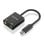 Conversor USB-C a Audio AISENS A109-0767 2x Jack 3.5 mm 48KHz Plug and Play Negro 10cm