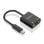 Conversor USB-C a Audio AISENS A109-0767 2x Jack 3.5 mm 48KHz Plug and Play Negro 10cm