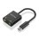 Conversor USB-C a Audio AISENS A109-0767 2x Jack 3.5 mm 48KHz Plug and Play Negro 10cm