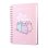 Agenda escolar A5 Tapa dura Multilingüe 12 meses Marcapáginas Pegatinas Bolsillo Interior 178 páginas Papel 100g/m² Wire