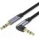 Cable estéreo Vention BANHJ 3.5mm macho a macho 5m ángulo 90° gris cobre esmaltado