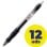 Boîte de Stylos à Encre Gel Bic Gelocity 526275/12 unités/Noir