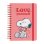 Caderno A5 Snoopy Love Yourself