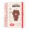 A5 Bullet Line Friends Notizbuch mit liniertem Einband