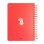 A5 Bullet Line Friends Notizbuch mit liniertem Einband