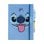 A5-Notizbuch mit Premium-Plüsch-Einband und Disney Stitch Tropical-Projektorstift