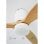 Create Wind Calm Ventilador De Techo Con Motor DC Lu LED y Mando 40W Madera