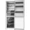 Cecotec Bolero CoolMarket Combi 409 Frigorífico 185cm C Inox No Frost