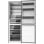 Cecotec Bolero CoolMarket Combi 409L Frigorífico 185cm Clase C Cristal Negro No Frost