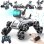 Robot Perro RC Klack 8WD Acrobacias Luces LED Sensor Mano 2 Baterías Recargables