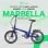Bicicleta eléctrica YOUIN Marbella BK1350 plegable motor 250W frenos hidráulicos batería extraíble